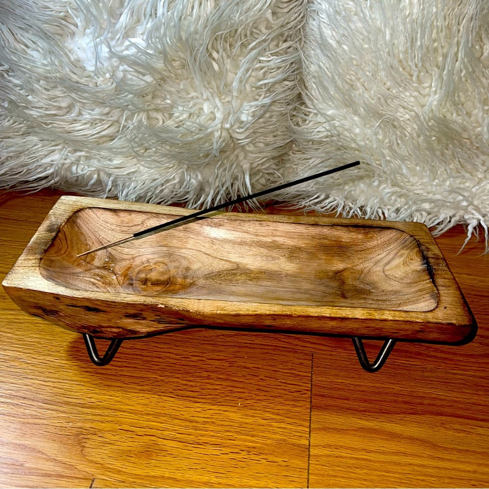 Custom made wooden incense holder